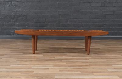 Milo Baughman California Modern Dowel Bench by Milo Baughman