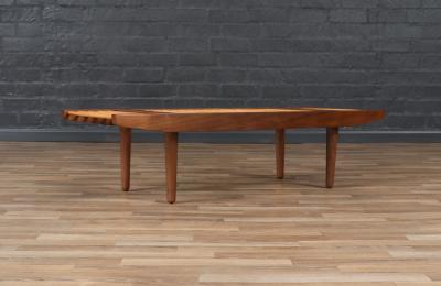 Milo Baughman California Modern Dowel Bench by Milo Baughman