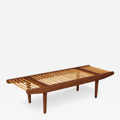 Milo Baughman California Modern Dowel Bench by Milo Baughman