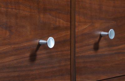 Milo Baughman Californian Modernist Walnut Dresser by Milo Baughman