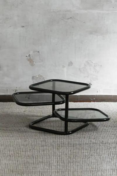 Milo Baughman Coffee table with adjustable tops in the style of Milo Baughman 1970s