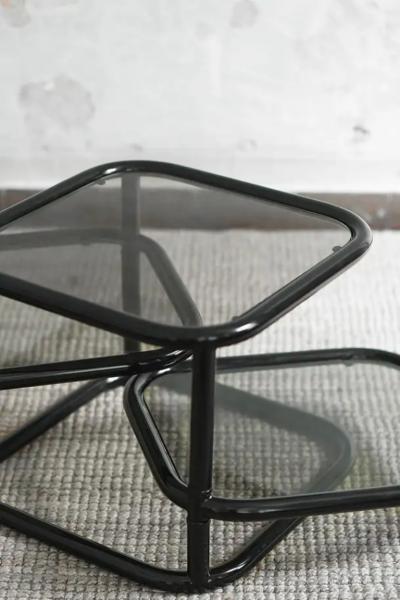 Milo Baughman Coffee table with adjustable tops in the style of Milo Baughman 1970s