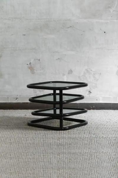 Milo Baughman Coffee table with adjustable tops in the style of Milo Baughman 1970s