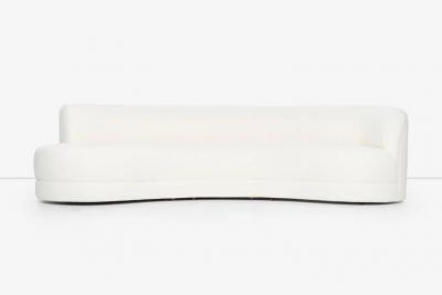 Milo Baughman Curved Sofa for Directional in the Style of Milo Baughman