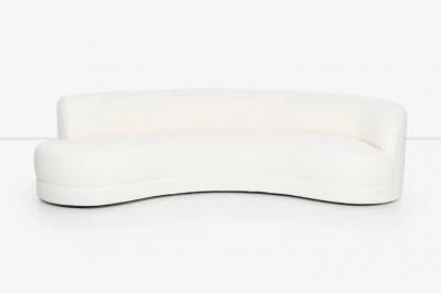 Milo Baughman Curved Sofa for Directional in the Style of Milo Baughman