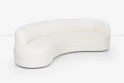 Milo Baughman Curved Sofa for Directional in the Style of Milo Baughman