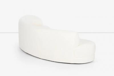Milo Baughman Curved Sofa for Directional in the Style of Milo Baughman