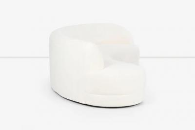 Milo Baughman Curved Sofa for Directional in the Style of Milo Baughman