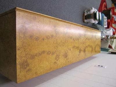 Milo Baughman Dramatic Olivewood Milo Baughman for Thayer Coggin Credenza Mid Century Modern