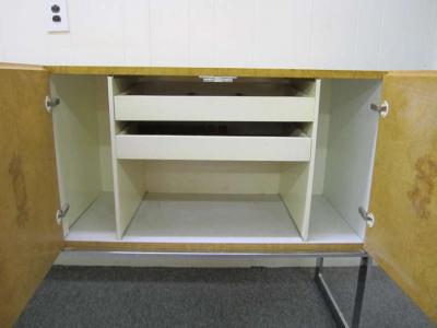 Milo Baughman Dramatic Olivewood Milo Baughman for Thayer Coggin Credenza Mid Century Modern
