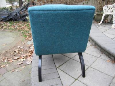 Milo Baughman Excellent Early Pair of Milo Baughman Scoop Chairs