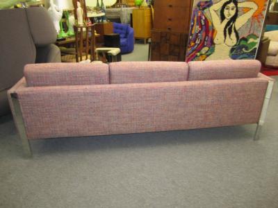 Milo Baughman Excellent Milo Baughman Chrome Leg Sofa Mid Century Modern