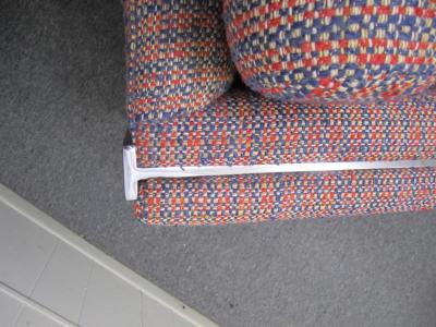 Milo Baughman Excellent Milo Baughman Chrome Leg Sofa Mid Century Modern