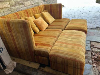 Milo Baughman Fabulous Milo Baughman Thayer Coggin Shelter Sofa 2 Ottoman Mid Centuy Modern