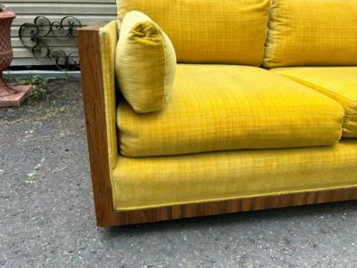 Milo Baughman Fantastic Milo Baughman style Rosewood Case Sofa Mid Century Modern