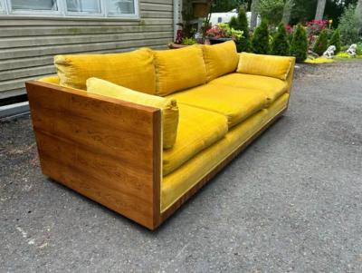 Milo Baughman Fantastic Milo Baughman style Rosewood Case Sofa Mid Century Modern
