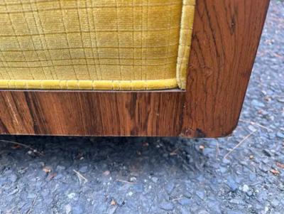 Milo Baughman Fantastic Milo Baughman style Rosewood Case Sofa Mid Century Modern