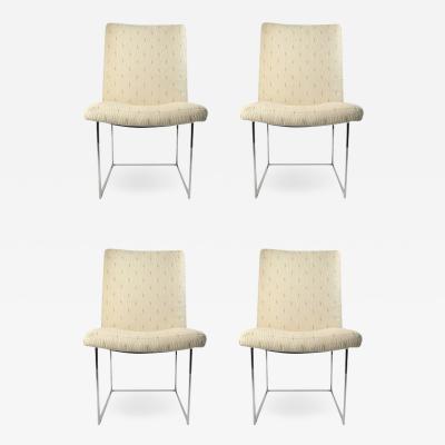 Milo Baughman Four Milo Baughman Side Chairs