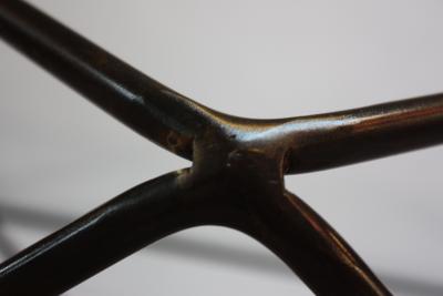 Milo Baughman Geometric Bronze Coffee Table by Milo Baughman for Directional
