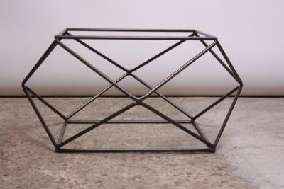 Milo Baughman Geometric Bronze Coffee Table by Milo Baughman for Directional