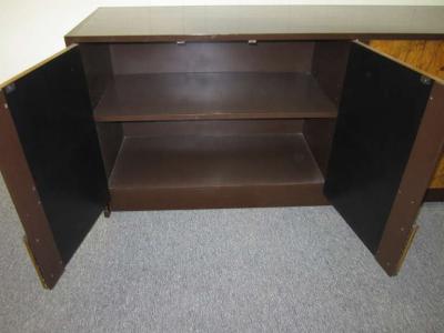 Milo Baughman Gorgeous Milo Baughman Burled Wood Credenza Mid century Modern