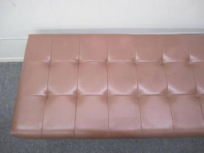 Milo Baughman Gorgeous Milo Baughman Style Long Chrome Bench Mid Century Modern