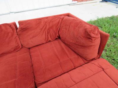 Milo Baughman Handsome 7 Piece Milo Baughman Style Sectional Sofa Mid Century Modern