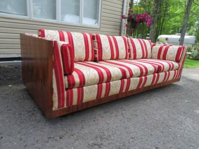 Milo Baughman Handsome Milo Baughman style Rosewood Case Sofa Thayer Coggin Mid Century Modern