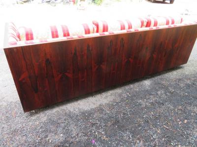 Milo Baughman Handsome Milo Baughman style Rosewood Case Sofa Thayer Coggin Mid Century Modern