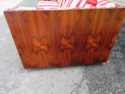 Milo Baughman Handsome Milo Baughman style Rosewood Case Sofa Thayer Coggin Mid Century Modern