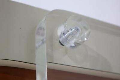 Milo Baughman Laminate and Lucite Modular Wall Unit Etagere Dry Bar Milo Baughman Style