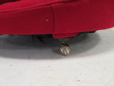 Milo Baughman Large Scale Milo Baughman Round Circular Chaise Lounge Chair Mid Century Modern