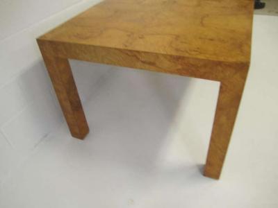 Milo Baughman Lovely Milo Baughman Burl Olivewood Dining Table Mid century Modern
