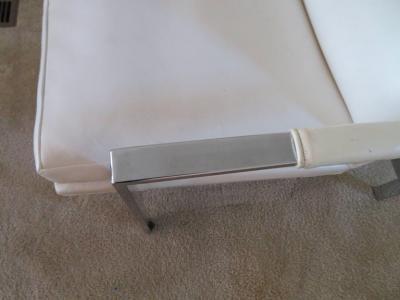 Milo Baughman Lovely Milo Baughman Chrome Flatbar Lounge Chair Mid Century Modern