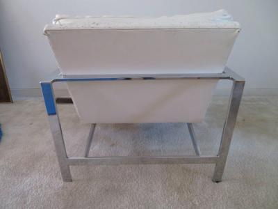 Milo Baughman Lovely Milo Baughman Chrome Flatbar Lounge Chair Mid Century Modern