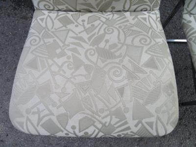 Milo Baughman Lovely Set 6 Milo Baughman for Thayer Coggin Chrome Dining Chairs