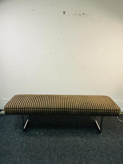 Milo Baughman MODERN CHROME LEGGED BENCH