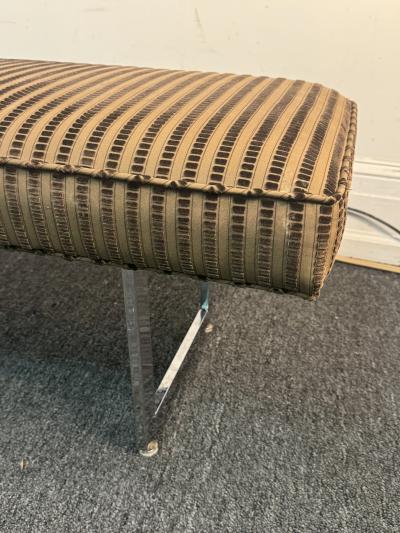 Milo Baughman MODERN CHROME LEGGED BENCH