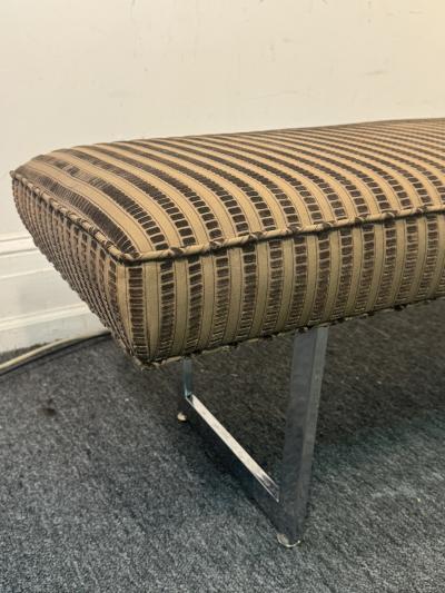 Milo Baughman MODERN CHROME LEGGED BENCH