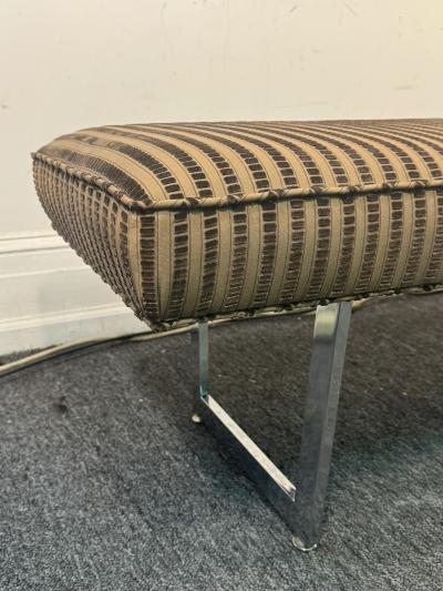 Milo Baughman MODERN CHROME LEGGED BENCH