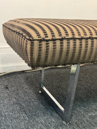 Milo Baughman MODERN CHROME LEGGED BENCH