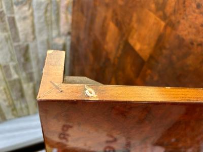 Milo Baughman Magnificent Milo Baughman Burl Chrome Dining Table Mid Century Modern