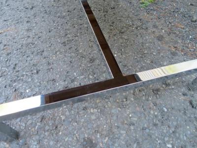 Milo Baughman Marvelous Milo Baughman Style Rosewood Chrome Desk Mid Century Modern