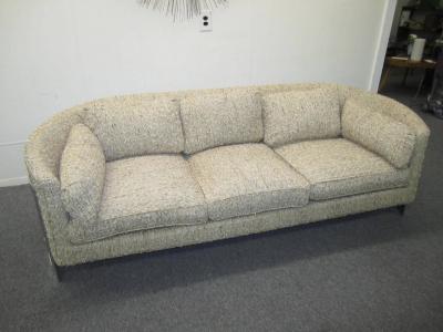 Milo Baughman Mid Century Modern Fabulous Milo Baughman Curved Chrome Bar Sofa
