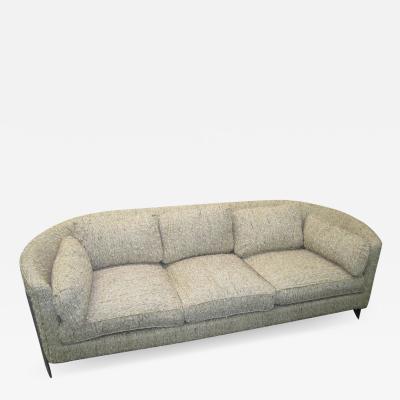 Milo Baughman Mid Century Modern Fabulous Milo Baughman Curved Chrome Bar Sofa