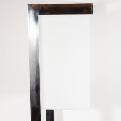 Milo Baughman Mid Century Modern Lucite and Chrome Floor Lamp by Milo Baughman
