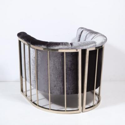 Milo Baughman Mid Century Modern Rail Back Milo Bauman Chair