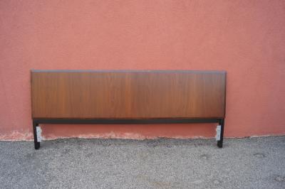 Milo Baughman Mid Century Walnut King Headboard by Milo Baughman for Directional