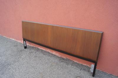 Milo Baughman Mid Century Walnut King Headboard by Milo Baughman for Directional