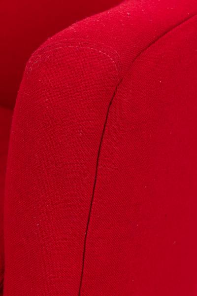 Milo Baughman Milo Baughman AmericanBright RedSwivel Tilt Tub Armchairs